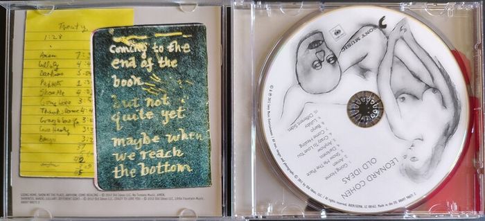 Leonard Cohen - Old Ideas CD (2012) Art Rock Folk VG+