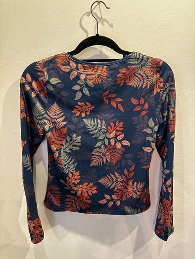 Navy Autumnal Style Top Size S!