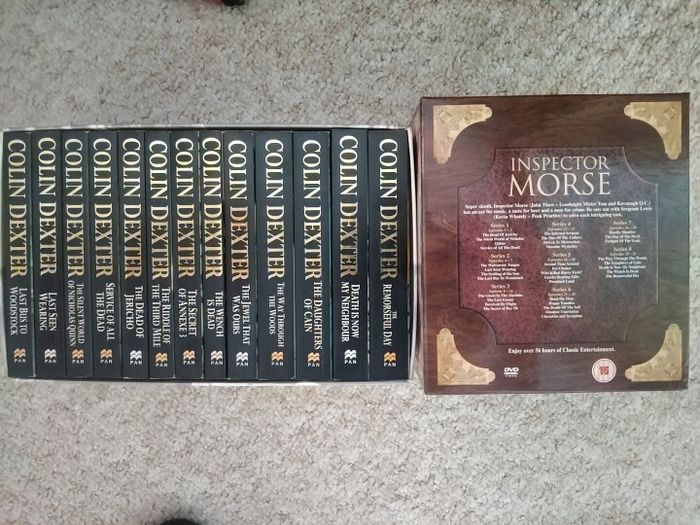 Inspector Morse DVD, book, magazine bundle