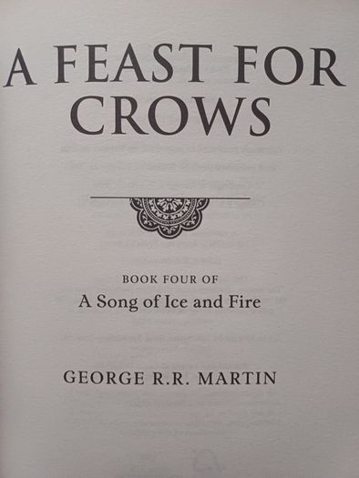 A Game of Thrones Book 4 by George R.R Martin (Fantasy Paperback 2011)