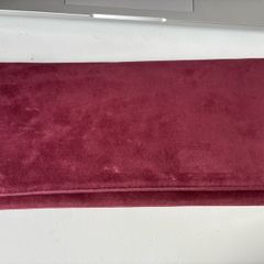 New Vintage Suede Effect Clutch Bag