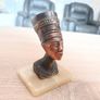Vintage Egyptian Queen Nefertiti buststatue Image 2