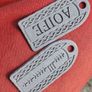Personalised Irish Ogham Keyring Custom Name Gift Image 4