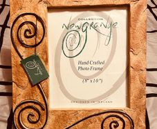 Hand crafted stone photo frame