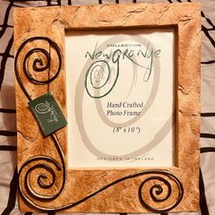 Hand crafted stone photo frame