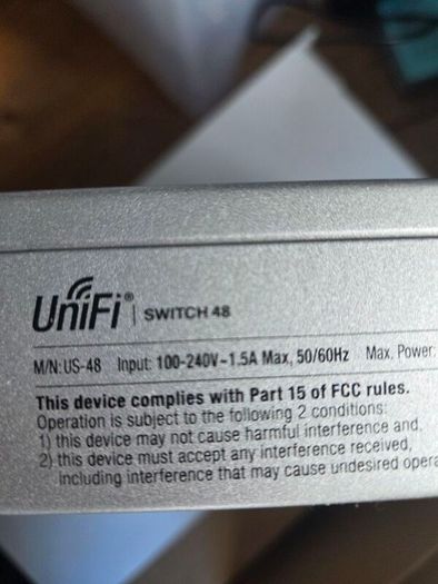 Unifi US 48 Ubiquity switch