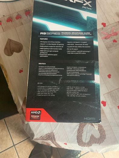 Xfx R9 280x Black Oc Edition 3gb Ddr5 Hdmi 2xdvi Graphics Card Amd