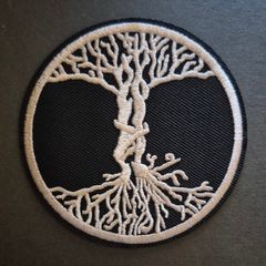 Tree of life, cloth patch.