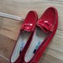 New Antonio Parriego Suede Leather Cherry Red Shoes (39). Image 3