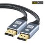 CableDeconn 5M Premium DisplayPort 1.4 UHD/3D 8K (7680x4320@60Hz) 32.4Gbps (Aluminum Alloy/Nylon Braided/Gold Plated) Cable (Brand New/Warranty) Image 3