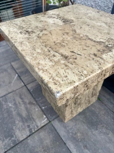 Cream marble  table