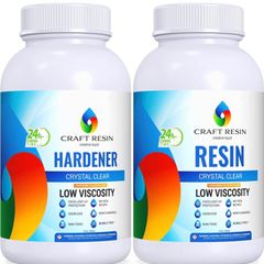 Epoxy Resin Kit - Crystal Clear Resin & Hardener Casting Resin for Jewelry Crafts & Art Resin - Food Safe, Self Leveling with High Gloss, UV & Heat Resistant, No Bubble & Yellowing (FREE POSTAGE)
