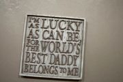 History &amp; Heraldry Daddy coaster sentiment quote