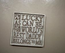 History & Heraldry Daddy coaster sentiment quote