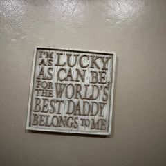 History & Heraldry Daddy coaster sentiment quote