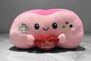 Pre Owned Pink Game Controller Plush Cushion