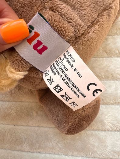 Lupilu Rhino Plush Rhinoceros approx. 25 cm. Used Please see photos