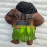 Disney Moana Maui approx. 8" Tribal Tattoos Used Please see pictures Image 8
