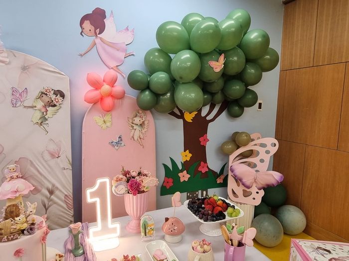 Girl fairy party theme set