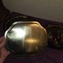 3 Vintage Asian Scene Metal Trays Image 5