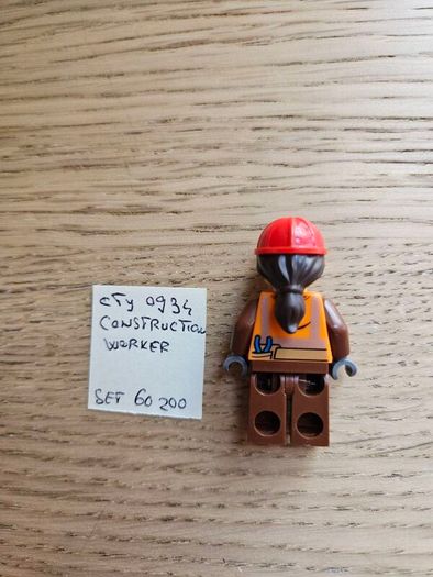 lego cty0934 construction worker, set 60200