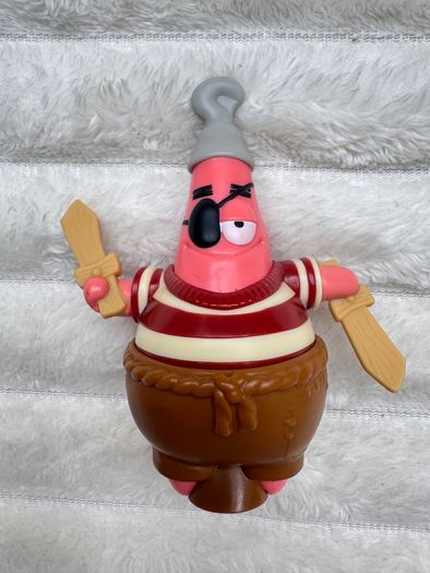 SpongeBob SquarePants 2025 Burger King Patrick approx. 9 cm. Used Please see photos