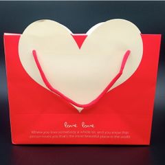 Red Heart Shaped Retail/Gift/Party Bags - Small/Large