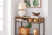 Console Table With 2 open compartments