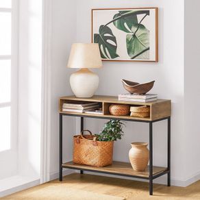 Console Table With 2 open compartments