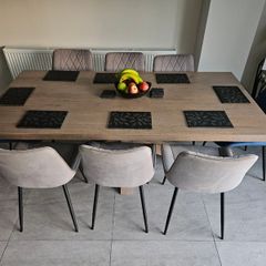Dining Table and 8 Chairs