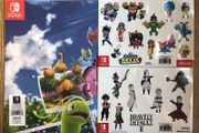 Pokemon Poster with WarioWare &amp; Bravely Default Sticker Sheets