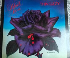 Thin Lizzy, Black Rose UK LP, original press, spaceship labels