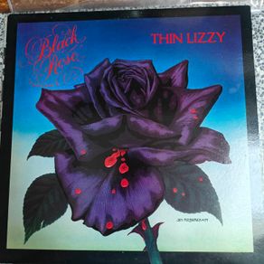 Thin Lizzy, Black Rose UK LP, original press, spaceship labels