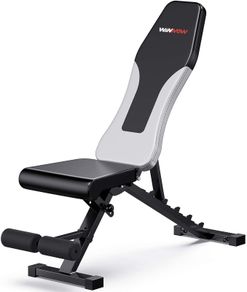 Adjustable Weight Bench Foldable Home Exercise Gym Workout Bench Incline Decline Flat Bench Press for Full Body Workout