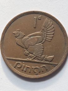 Rare 1940 Irish Pre-decimal Penny coin