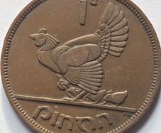 Rare 1940 Irish Pre-decimal Penny coin