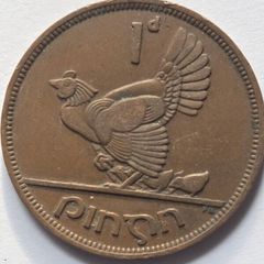 Rare 1940 Irish Pre-decimal Penny coin