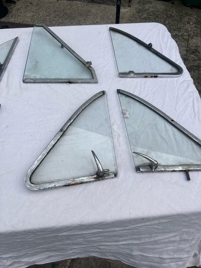 Selection of vintage side windows.
