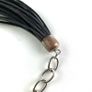 Vintage black corded bohemian necklace Image 7