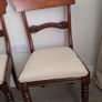 Regency dining room chairs x4 Image 3