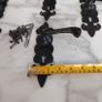 Black Door Handles, Tie Backs and Crome Light Switches Image 4