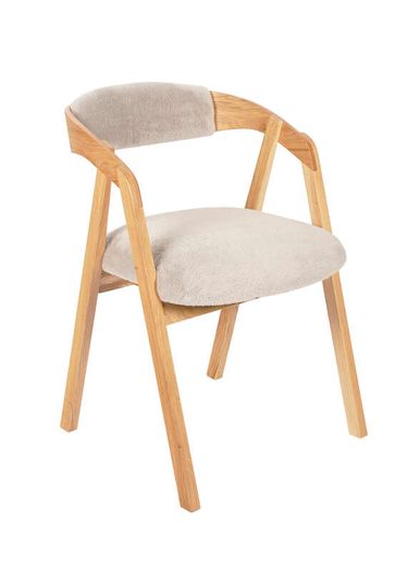 Oak Dining Armchair Plush Upholstered. Any Colouir or material