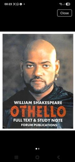 New Othello, Leaving Cert book.