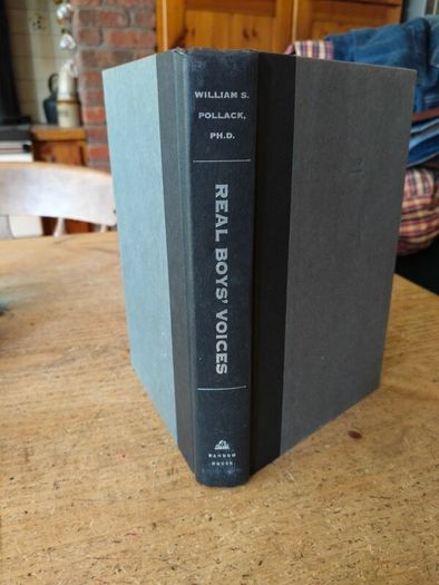 This is a first-edition hardcover copy of "Real Boys Voices by Dr. William Pollack.