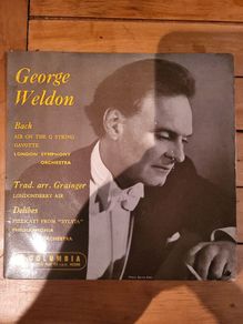 George Weldon Bach Delibes Classical 7 inch EP Columbia
