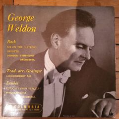 George Weldon Bach Delibes Classical 7 inch EP Columbia