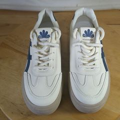 New Fashionsport White & Blue Platform Trainers Sneakers EU 40 / UK / Ire 6.5