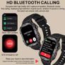 Waterproof smart Sport Military Watch Men Bluetooth Call Android IOS Wifi huawei Image 3
