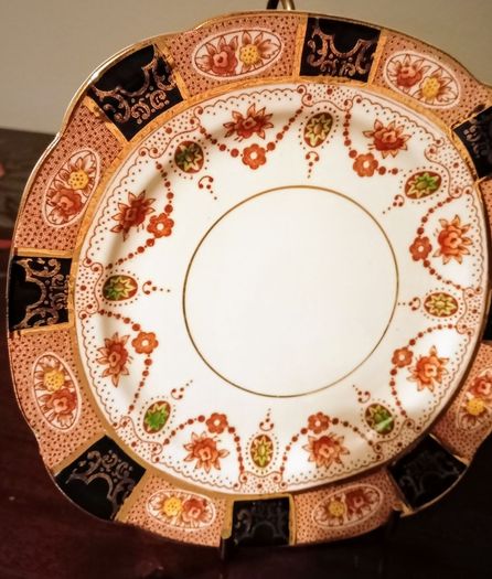 Vintage Colclough China Imari Style Tea Set. Bone China.Made in Longton, England.