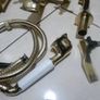 Vintage Retro Antique Plated Brass Bathroom Clawfoot Bath Tub Hand Shower taps Basin & Bath Shower Mixer (never used) Image 7
